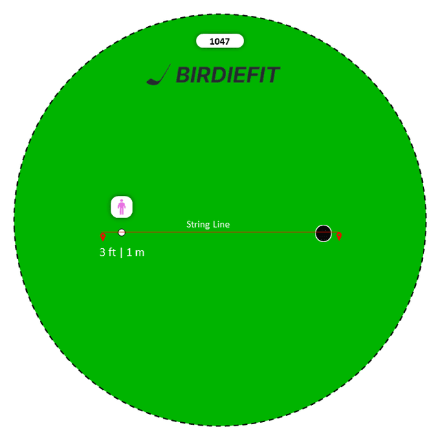 Putting Aid: String Line, 50 in a Row